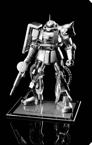 Mega Size Model MS-06S 夏亚专用扎古Ⅱ(1:48 限量银色电镀版)