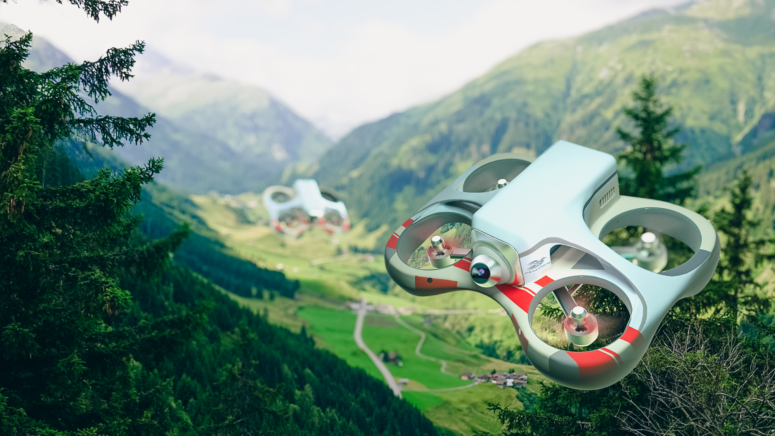 “游隼”全角度脑控无人机系统