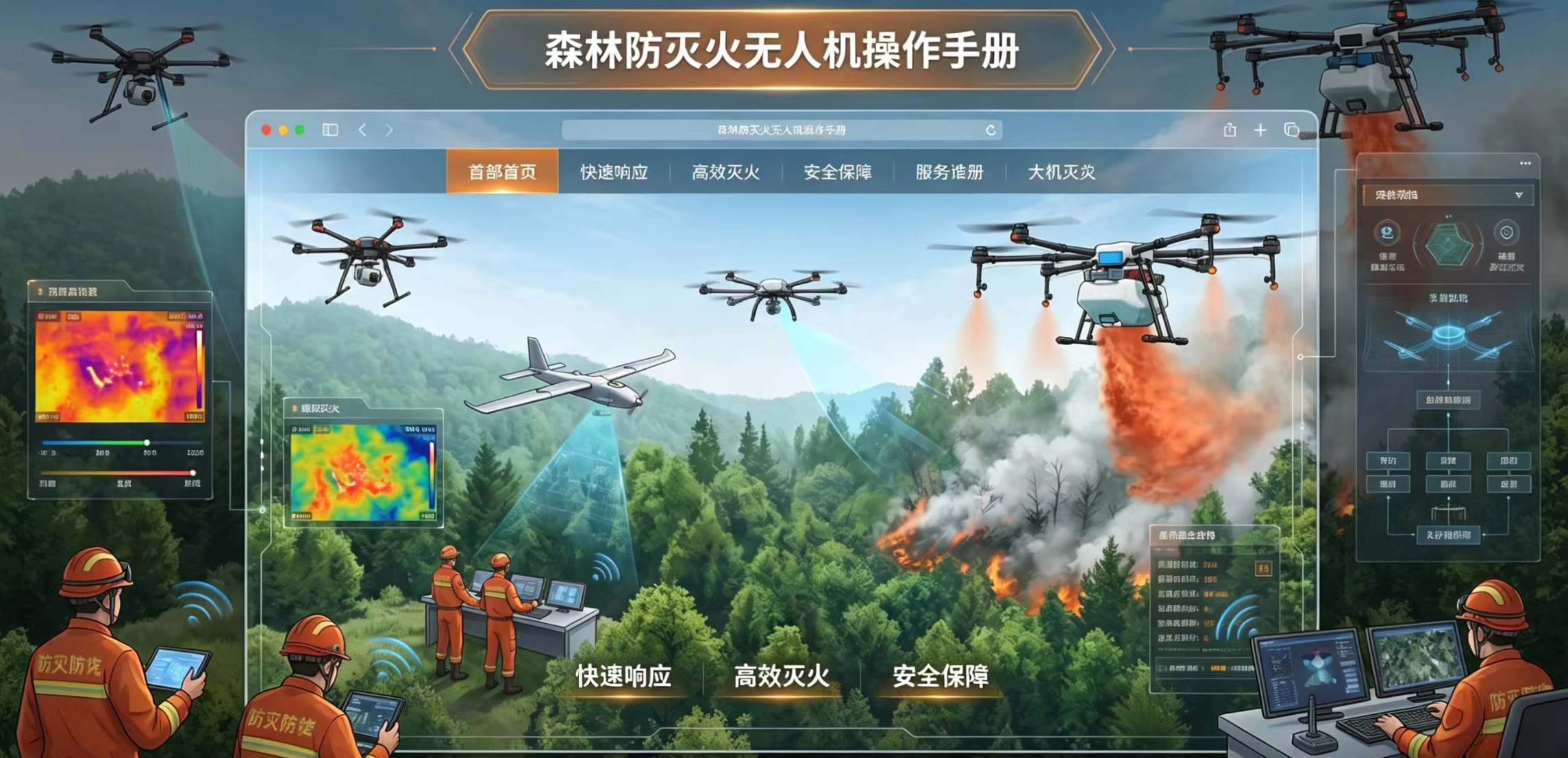 森林防灭火无人机操作手册