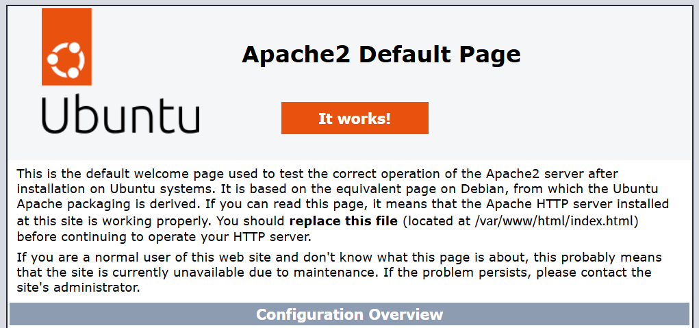 Apache2 Default Page Apache2 Default Page