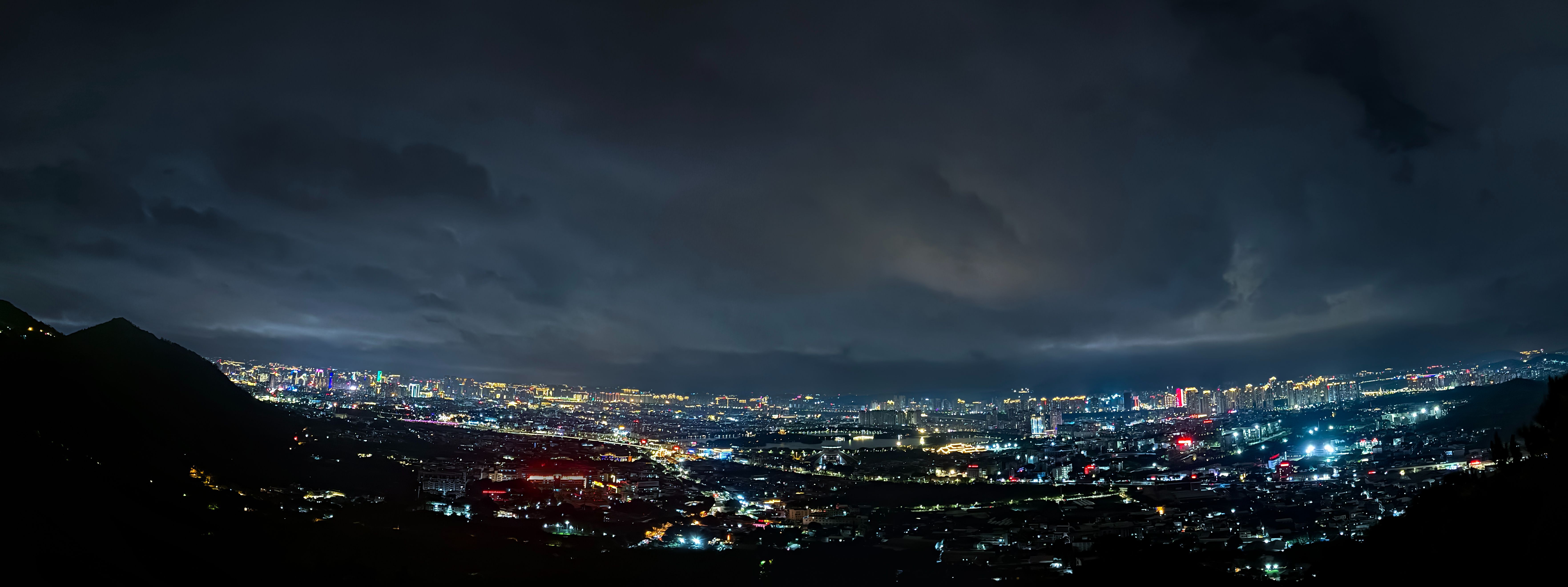 夜爬清源山