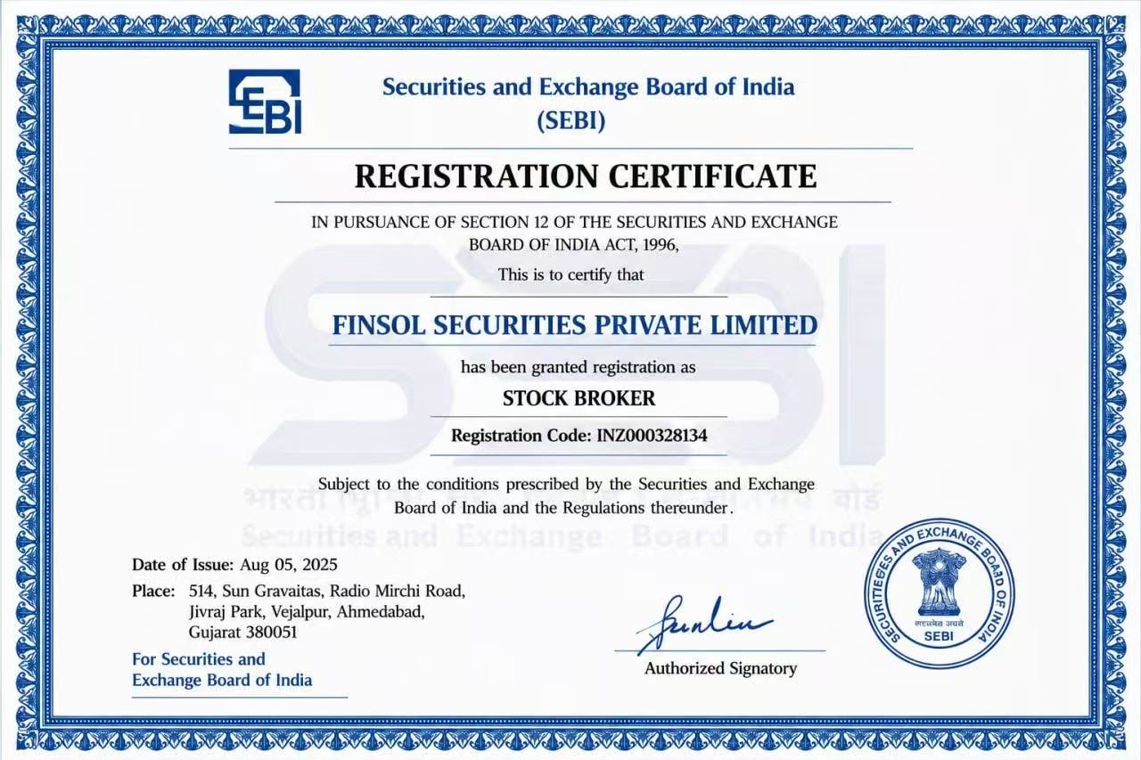 SEBI Registration Certificate