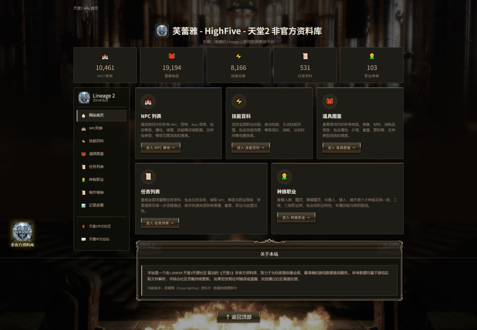 L2Fater大事记 - [2026-8-1正式上线非官方天堂2资料库]