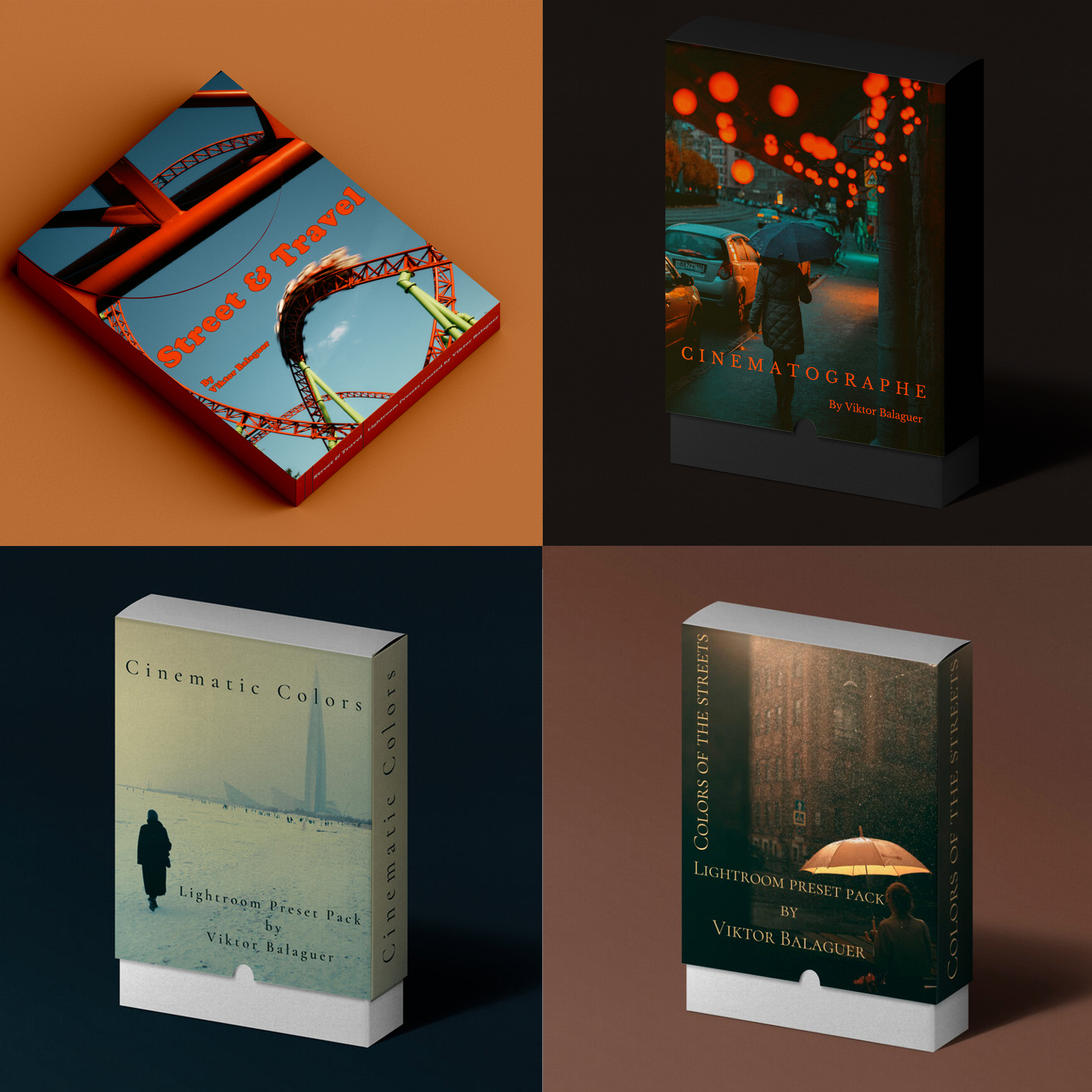 摄影大神Viktor Balaguer 预设合集包 Viktor Balaguer-Big Pack of Presets 4 in 1