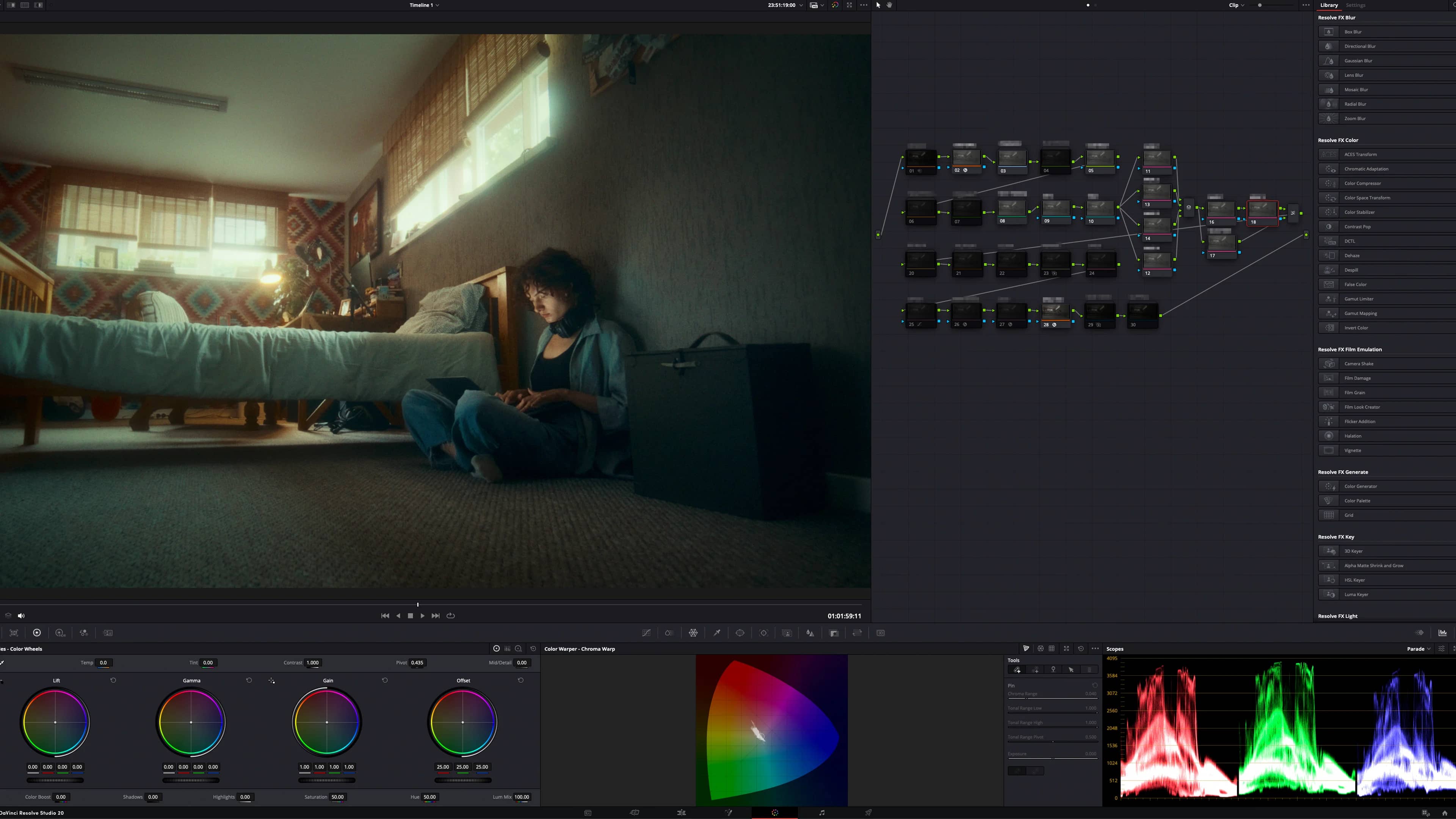 Gustavo Rossi – GR PowerGrade Pro for DaVinci Resolve 达芬奇专业商业短片复古胶片调色LUTs+DCTL节点预设